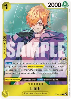 Lilith OP13-113 Successeurs