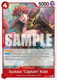 Eustass "Captain" Kidd OP14-014 Les Sept de la Mer d'Azur