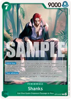 Shanks OP14-027 Les Sept de la Mer d'Azur