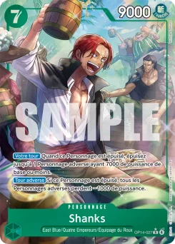 Shanks OP14-027 P1 Les Sept de la Mer d'Azur