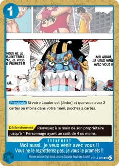 Moi aussi, je veux venir avec vous !! Vous ne le regretterez pas, je vous le promets !! OP14-059 Les Sept de la Mer d'Azur