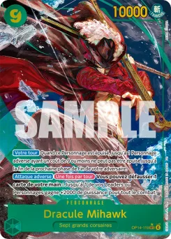 Dracule Mihawk OP14-119 P1 Les Sept de la Mer d'Azur
