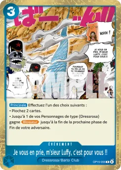 Je vous en prie, m'sieur Luffy, c'est pour vous !! OP15-055 Aventure sur l'Île de Dieu