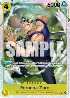 Roronoa Zoro OP15-113 Aventure sur l'Île de Dieu