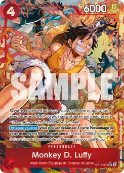 Monkey D. Luffy OP16-015 P1 L'Heure de la Bataille Décisive