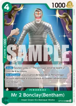 Mr 2 Bonclay(Bentham) OP16-036 L'Heure de la Bataille Décisive