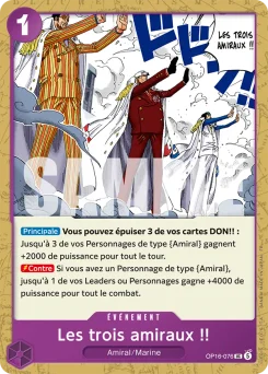 Les trois amiraux !! OP16-076 L'Heure de la Bataille Décisive