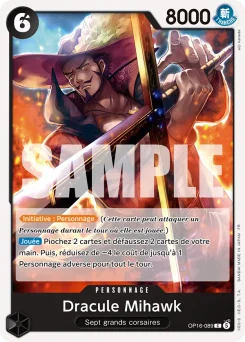 Dracule Mihawk OP16-089 L'Heure de la Bataille Décisive