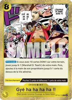 Gyé ha ha ha ha !! OP16-116 L'Heure de la Bataille Décisive