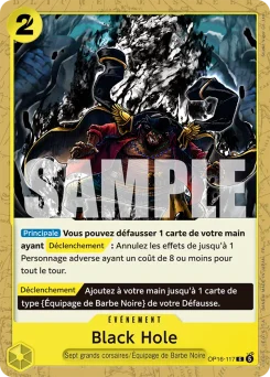 Black Hole OP16-117 L'Heure de la Bataille Décisive
