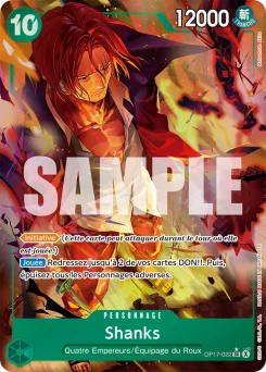 Shanks OP17-022 P1 Les Guerriers les Plus Puissants au Monde