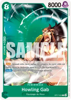 Howling Gab OP17-024 Les Guerriers les Plus Puissants au Monde