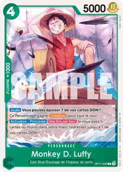 Monkey D. Luffy OP17-030 Les Guerriers les Plus Puissants au Monde