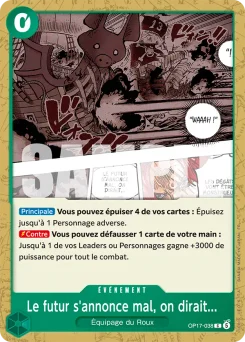 Le futur s'annonce mal, on dirait... OP17-038 Les Guerriers les Plus Puissants au Monde