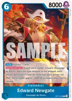 Edward Newgate OP17-040 Les Guerriers les Plus Puissants au Monde