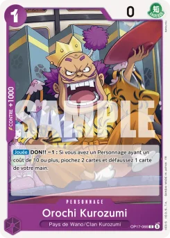 Orochi Kurozumi OP17-066 Les Guerriers les Plus Puissants au Monde