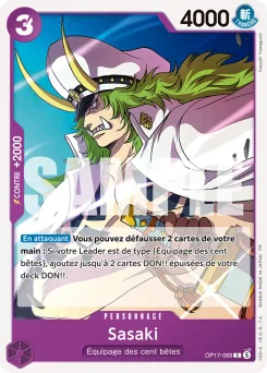 Sasaki OP17-068 Les Guerriers les Plus Puissants au Monde