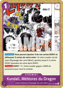 Kundali, Météores du Dragon OP17-077 Les Guerriers les Plus Puissants au Monde