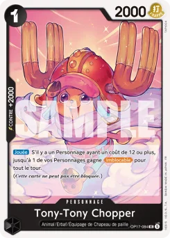 Tony-Tony Chopper OP17-084 Les Guerriers les Plus Puissants au Monde