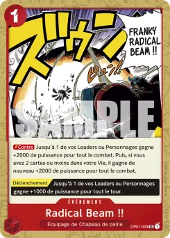 Radical Beam !! OP01-029 P1 One Piece Card the Best