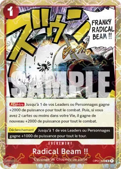 Radical Beam !! OP01-029 P2 One Piece Card the Best