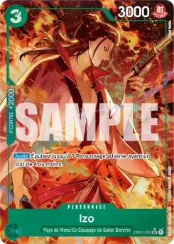 Izo OP01-033 P4 One Piece Card the Best