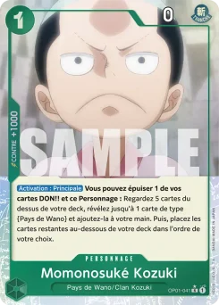 Momonosuké Kozuki OP01-041 P3 One Piece Card the Best