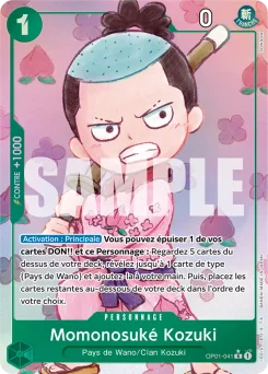 Momonosuké Kozuki OP01-041 P4 One Piece Card the Best