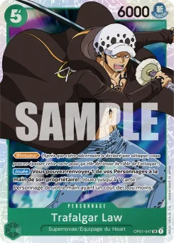 Trafalgar Law OP01-047 P1 One Piece Card the Best