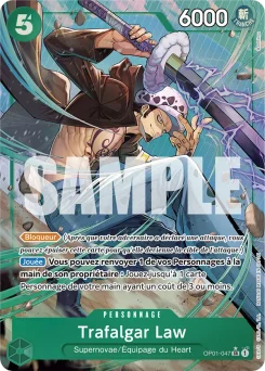 Trafalgar Law OP01-047 P2 One Piece Card the Best