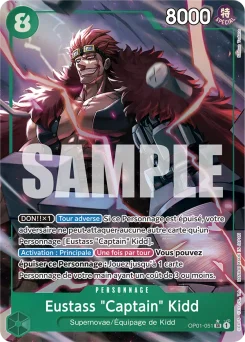 Eustass "Captain" Kidd OP01-051 P2 One Piece Card the Best