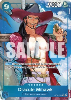 Dracule Mihawk OP01-070 P2 One Piece Card the Best