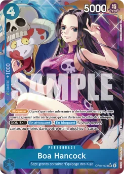Boa Hancock OP01-078 P2 One Piece Card the Best