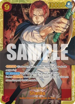Shanks OP01-120 P1 One Piece Card the Best