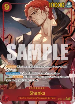 Shanks OP01-120 P2 One Piece Card the Best