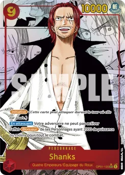 Shanks OP01-120 P3 One Piece Card the Best