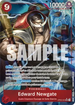 Edward Newgate OP02-004 P2 One Piece Card the Best