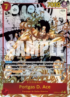 Portgas D. Ace OP02-013 P1 One Piece Card the Best