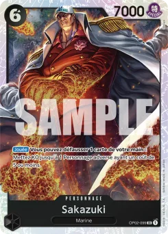 Sakazuki OP02-099 P1 One Piece Card the Best
