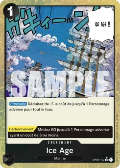 Ice Age OP02-117 P4 One Piece Card the Best