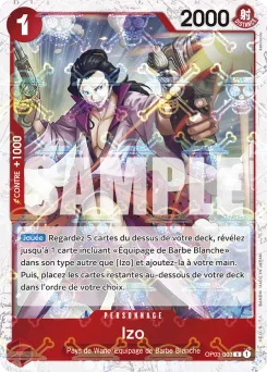Izo OP03-003 P3 One Piece Card the Best