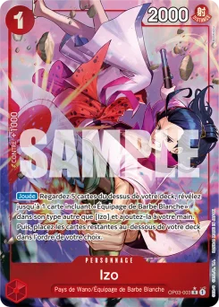 Izo OP03-003 P5 One Piece Card the Best