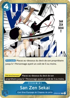 San Zen Sekai OP03-057 P1 One Piece Card the Best