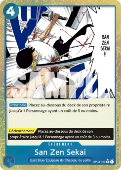 San Zen Sekai OP03-057 P3 One Piece Card the Best
