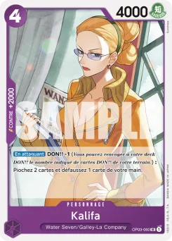 Kalifa OP03-060 P1 One Piece Card the Best
