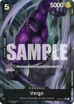 Vergo OP03-079 P4 One Piece Card the Best