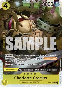 Charlotte Cracker OP03-108 P1 One Piece Card the Best