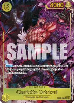 Charlotte Katakuri OP03-123 P2 One Piece Card the Best