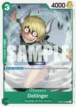 Dellinger OP04-029 P1 One Piece Card the Best