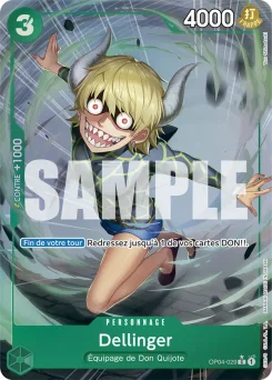 Dellinger OP04-029 P3 One Piece Card the Best